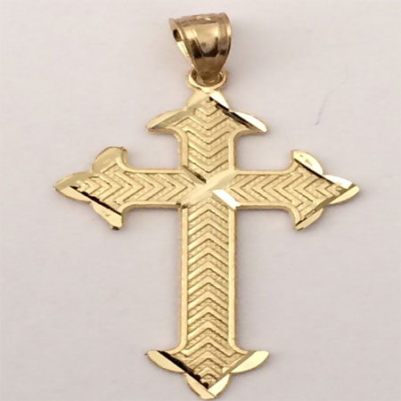 Free Ship 16 pcs bronze plated Jesus cross charms pendant 76x50mm B1844